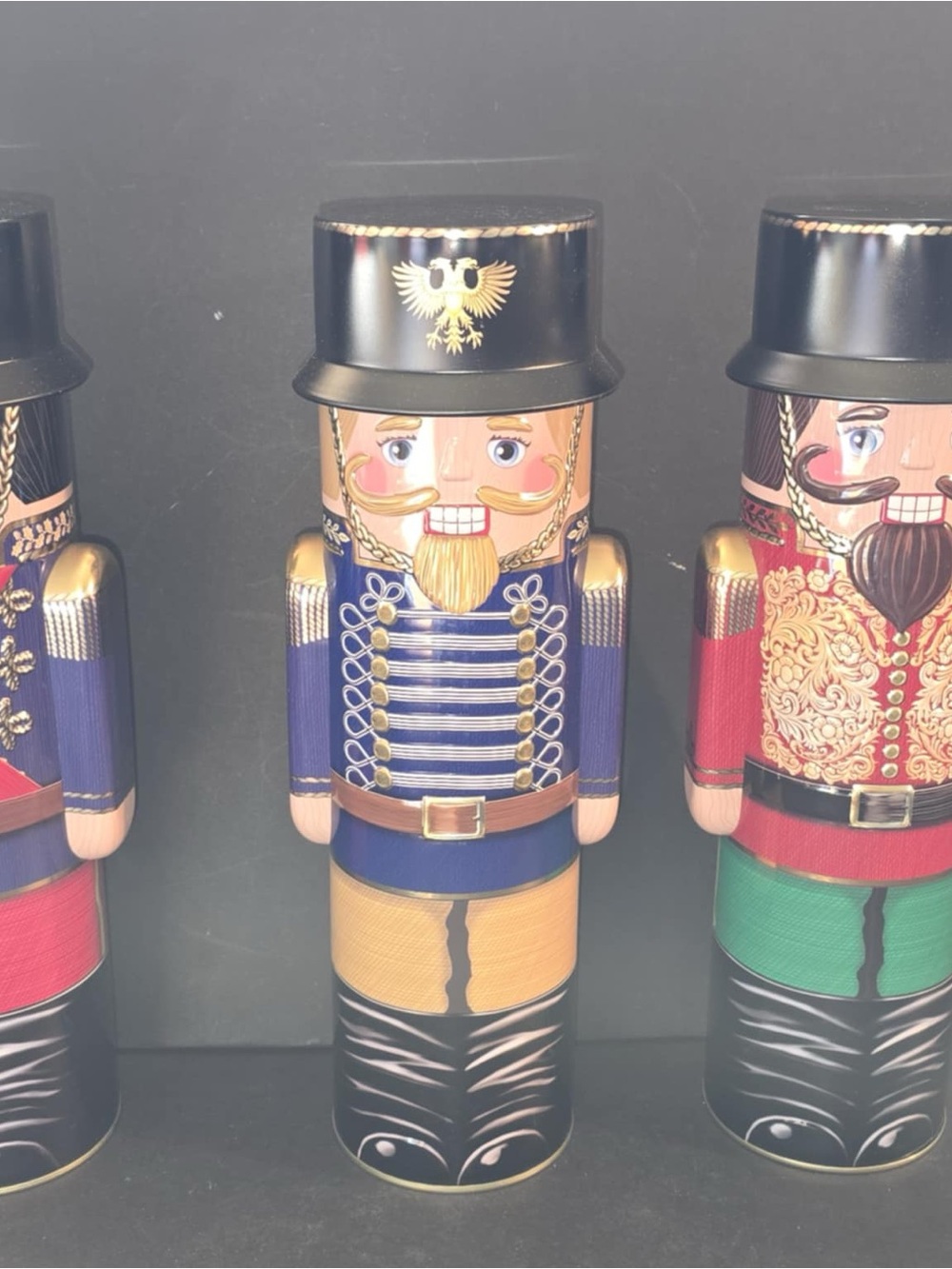 Harry London Decorative Blue & Gold Nutcracker Figurine
